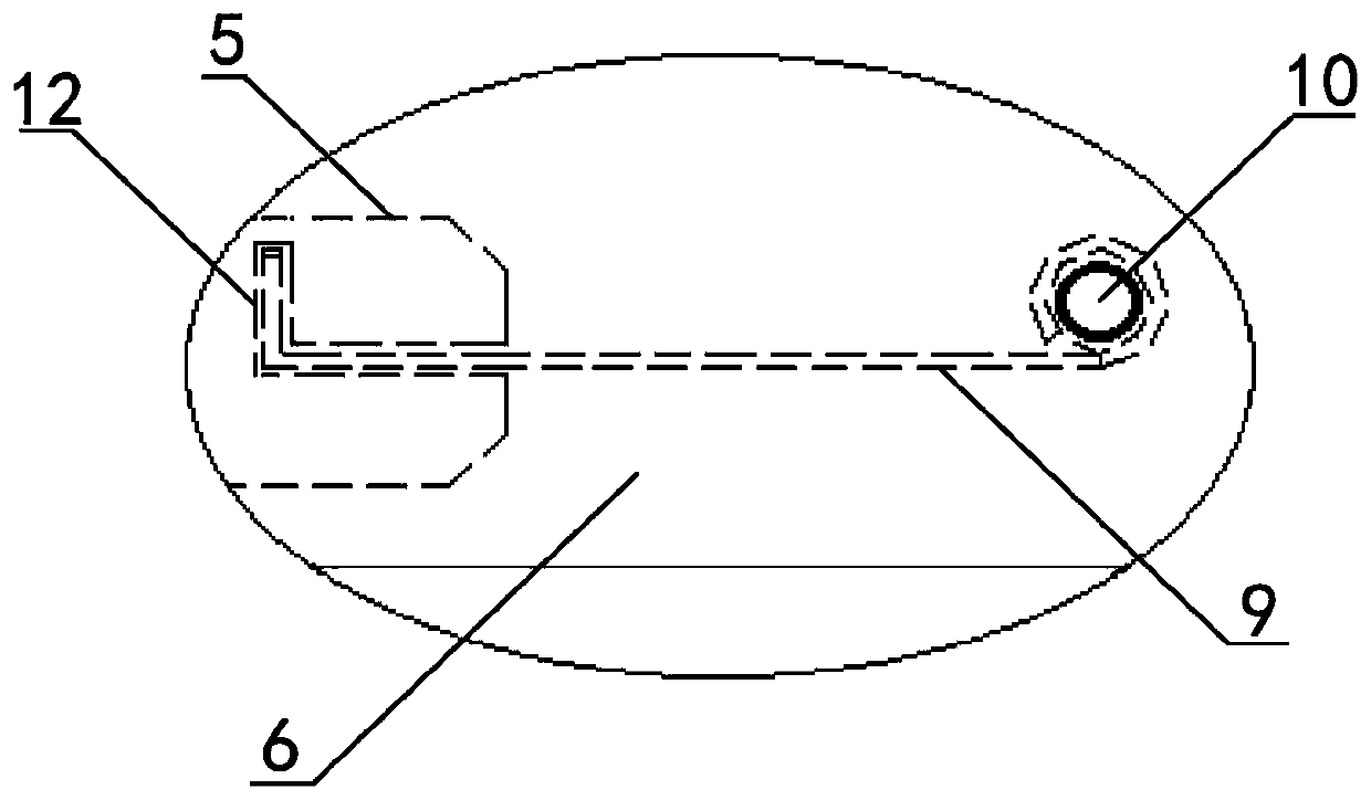 Mobile phone and camera rotating device arranged in mobile phone