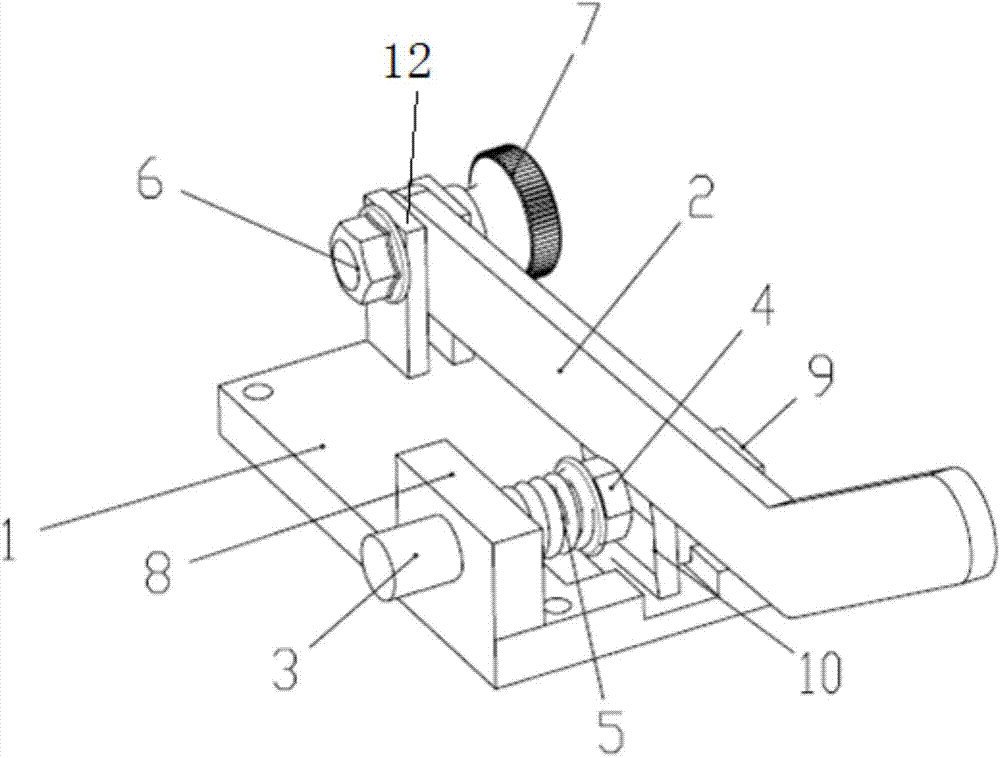 Workpiece rapid locating and clamping device