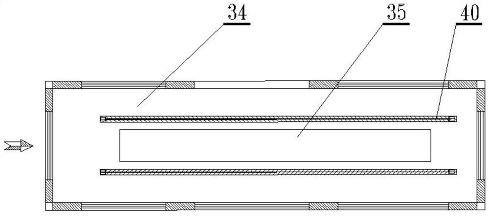 Single fishway outlet structure capable for realizing layered fish passing