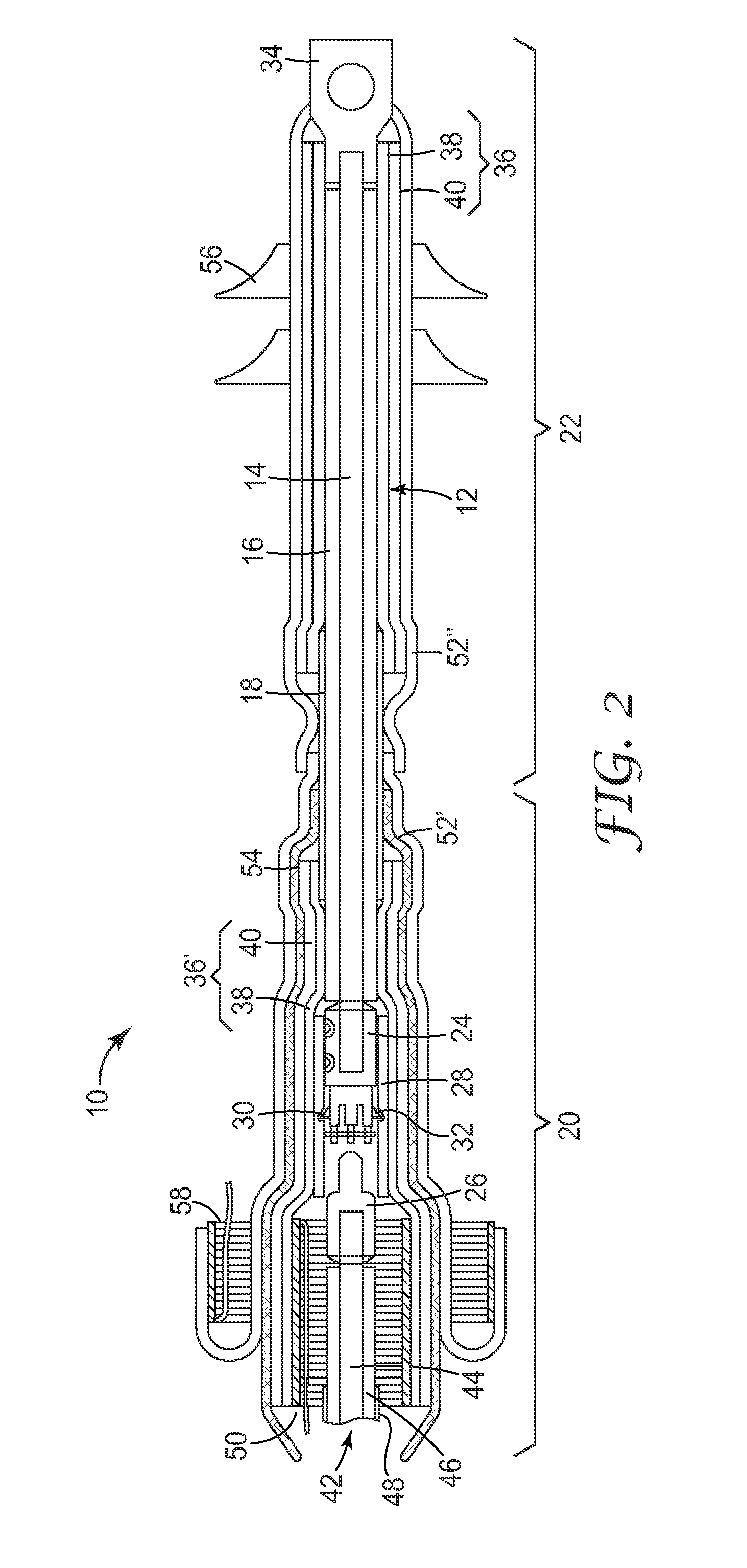 Terminal connection device for a power cable