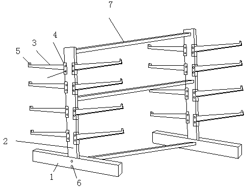 Material collecting device for nonferrous metal pipe materials