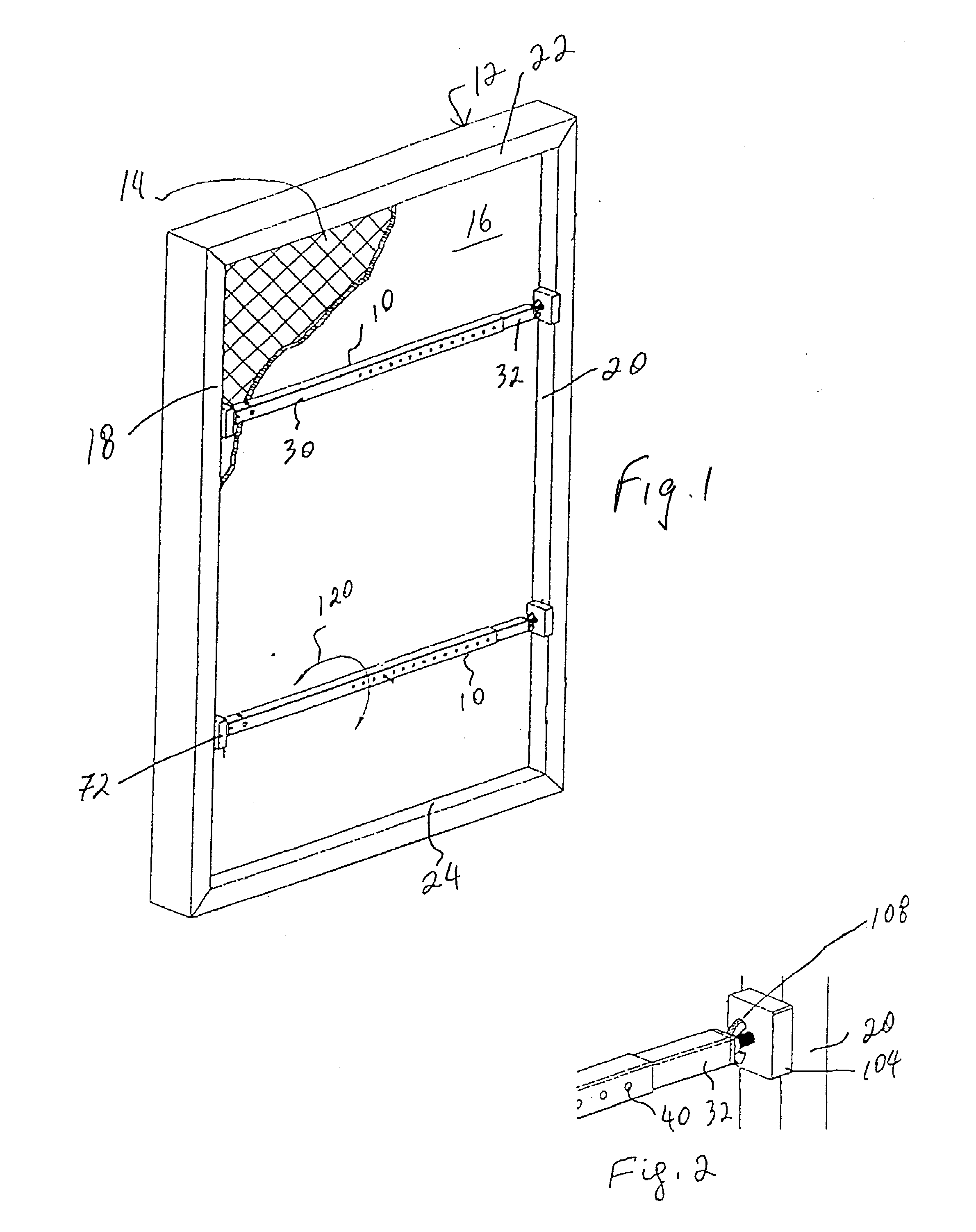 Apparatus for wind protection of building openings