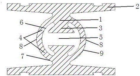 A sensor structure