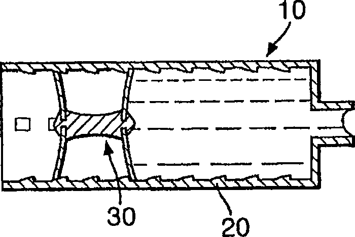 Pump, pumping device and method for emitting fluid to air