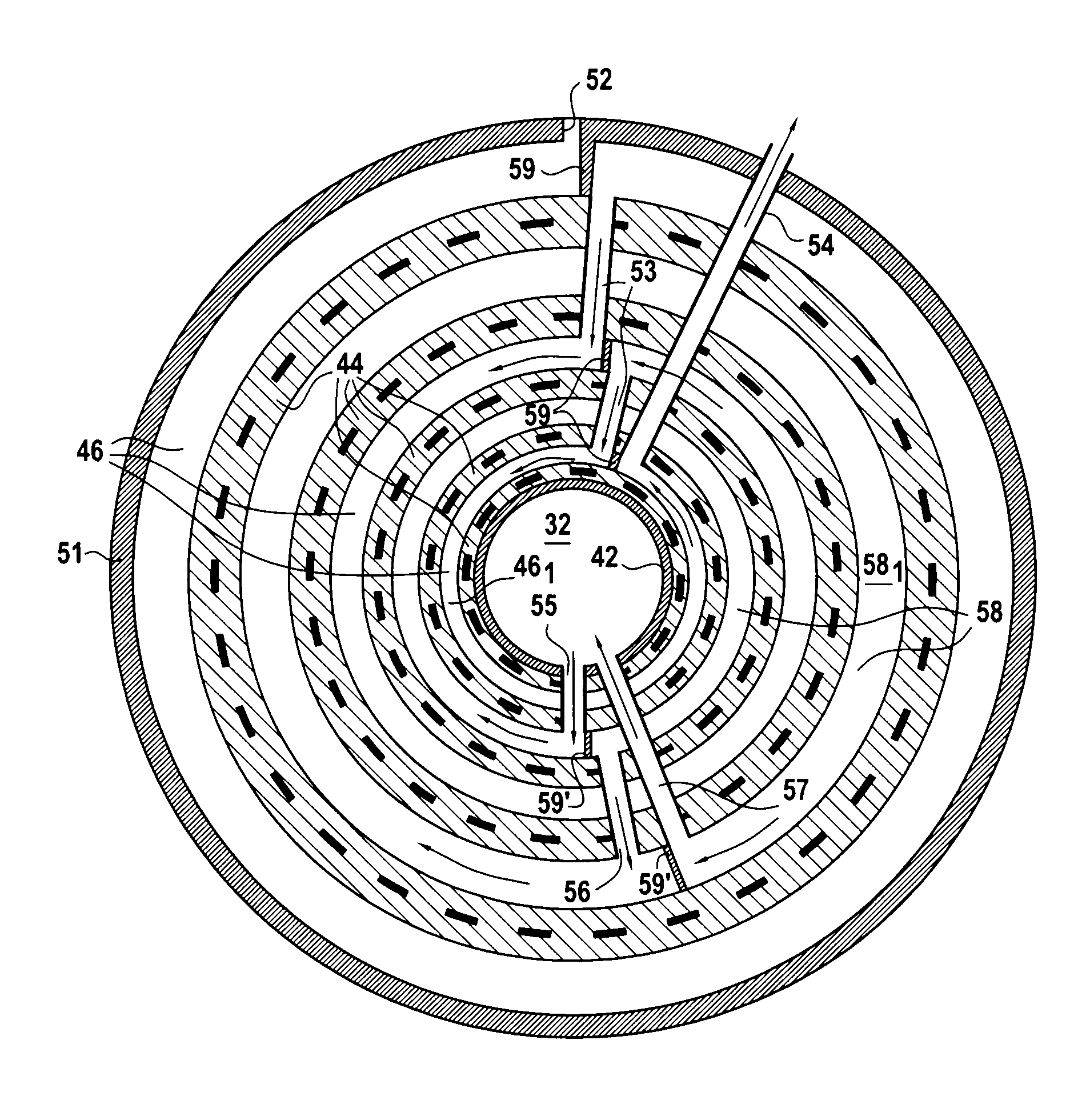 Thermoelectric generation for a gas turbine