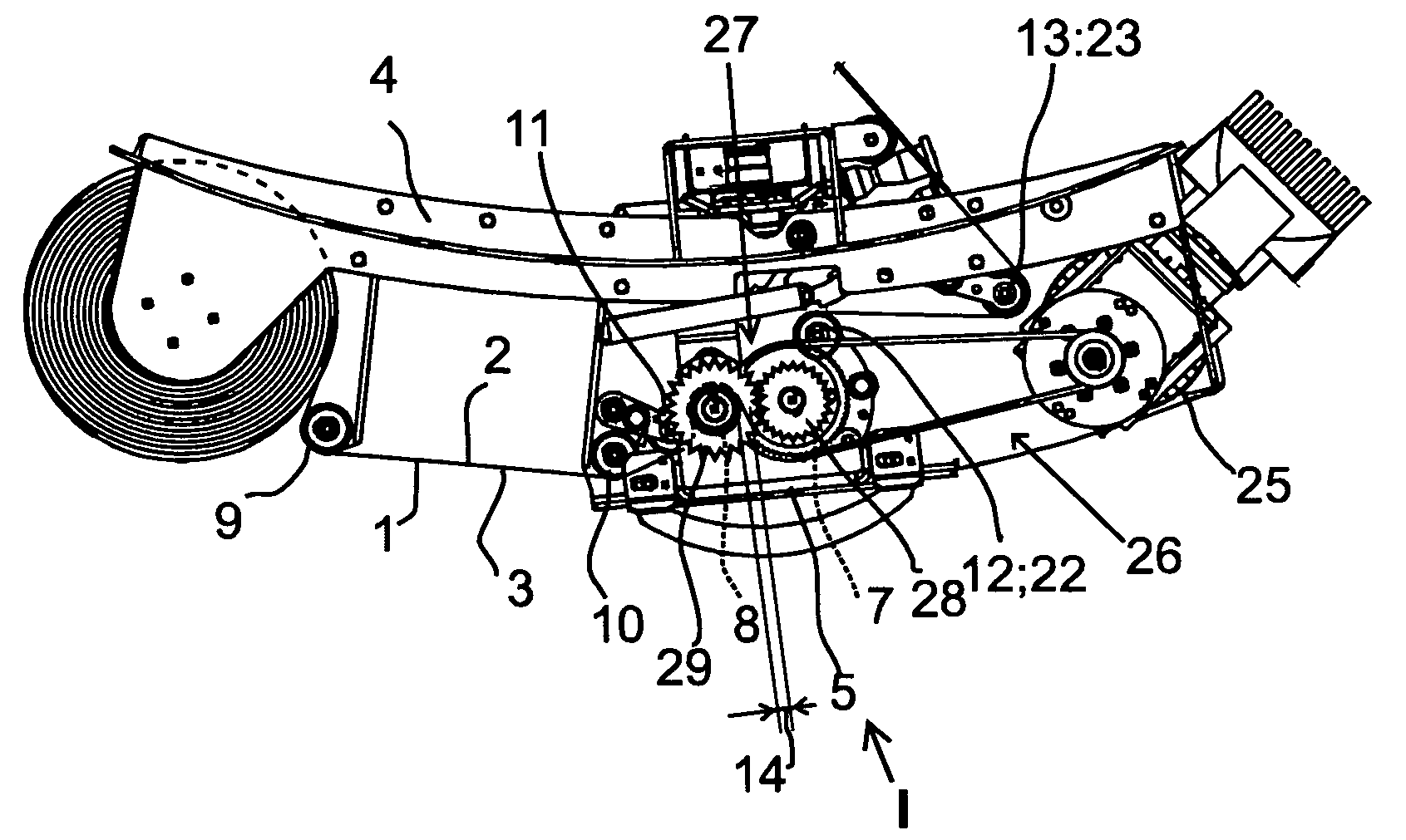 Film delivery device and use of same
