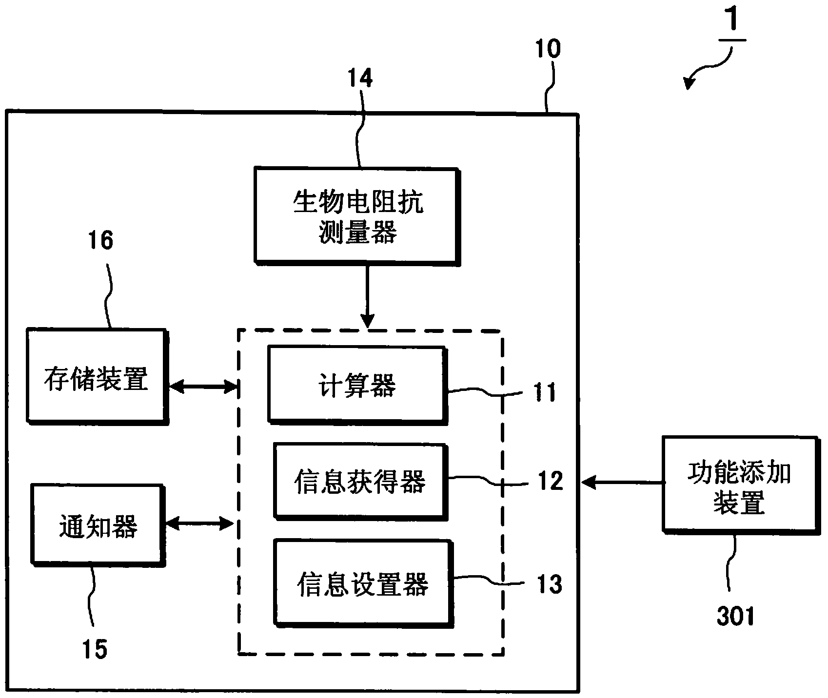 Body composition measuring apparatus and body composition measurement system