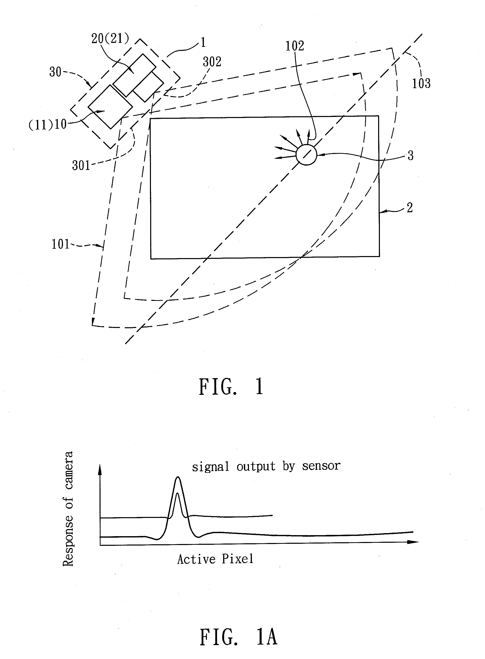Laser optical touch control module  analog-to-digital conversion system and method of the same