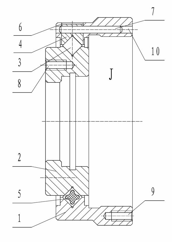 Method for filling and sealing rollers of integrated special-shaped crossed roller bearing