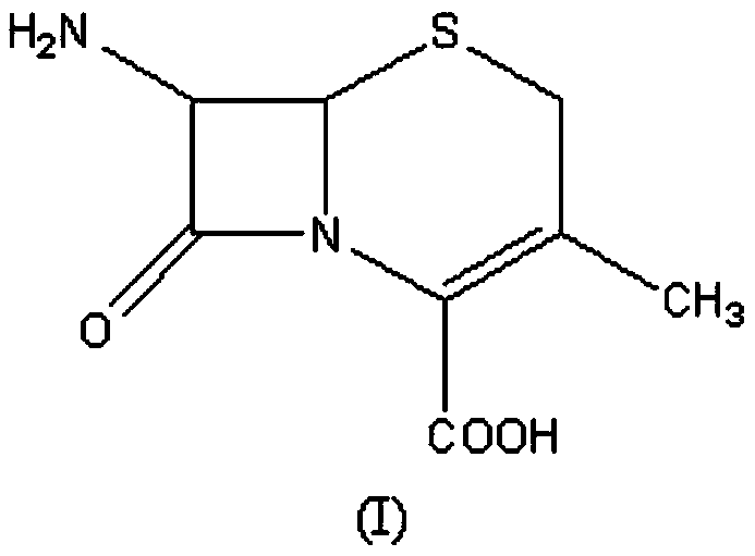 7-phenylacetamide-3-deacetoxycephalosporanate and preparation method and application thereof