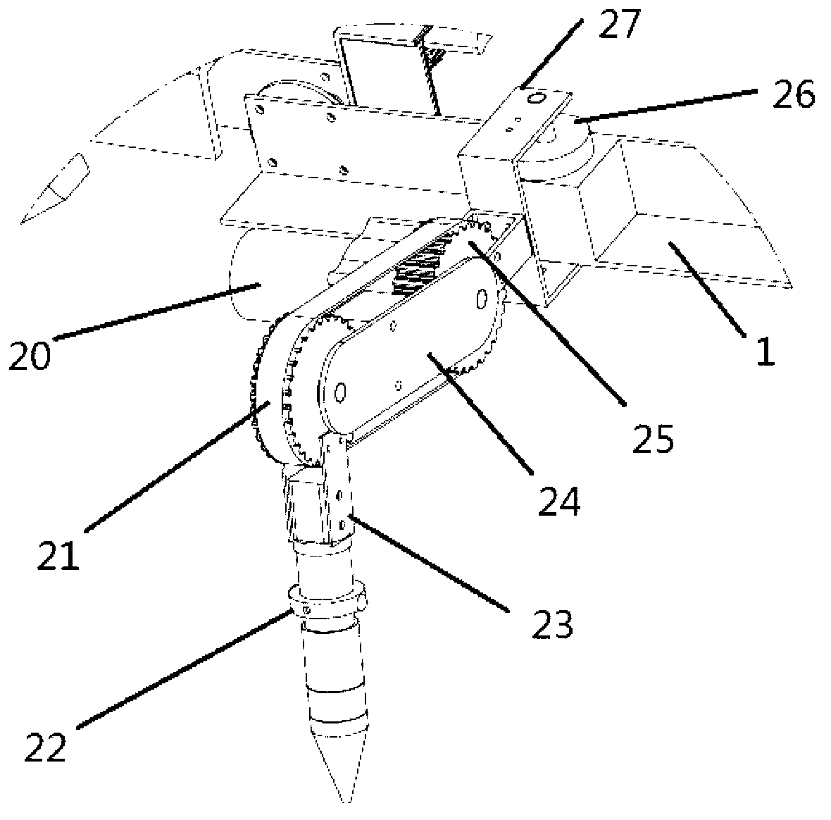 Six-foot obstacle crossing robot with limb self-cutting function and control system thereof