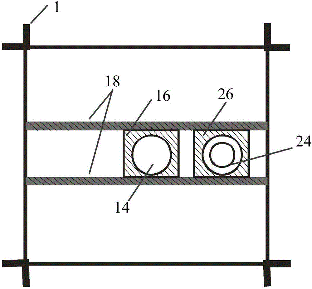 Indoor testing device for reaction coefficients of lateral foundation bed under different stress paths