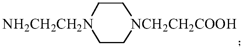 Secondary amide cyclamine quaternary ammonium salt amphoteric asphalt emulsifier and preparation method thereof