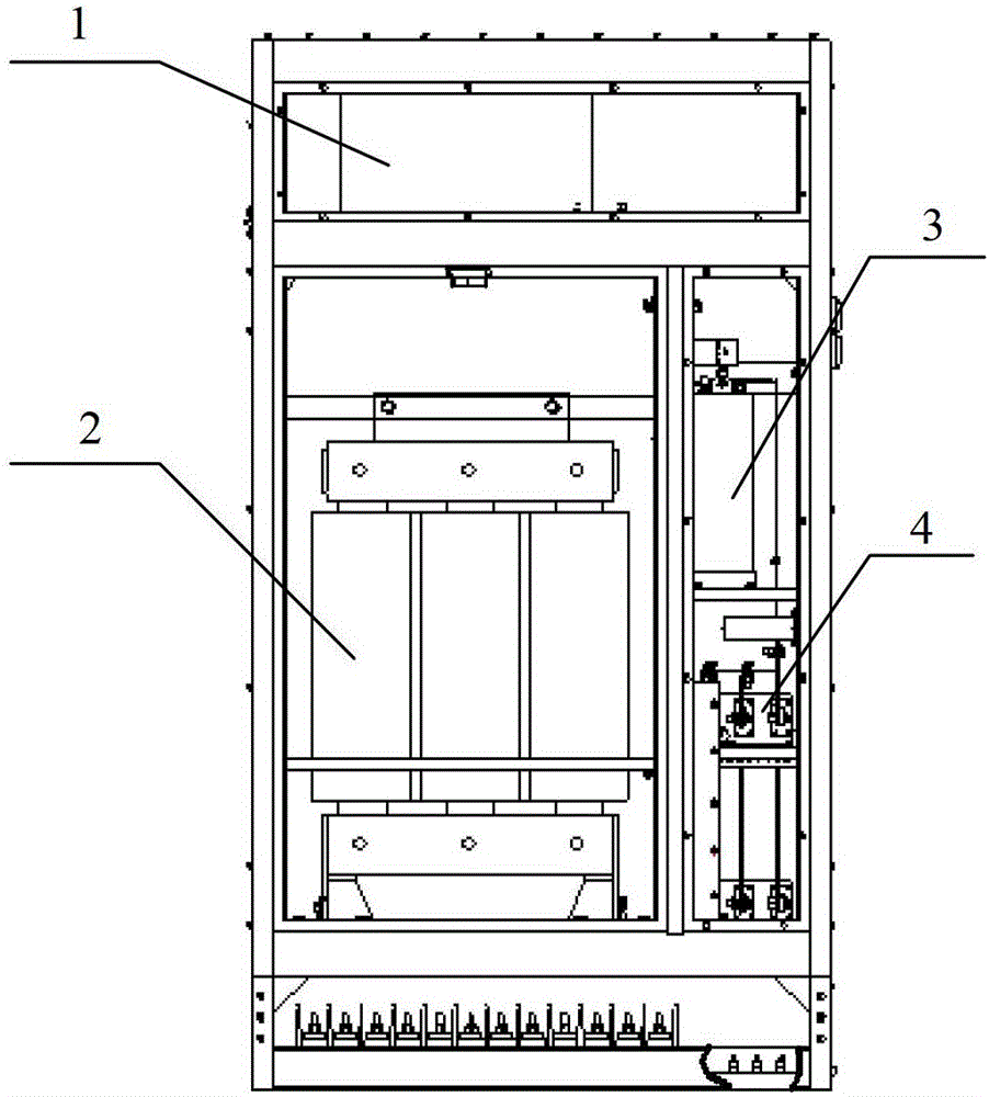 Fan for electric locomotive auxiliary filter cabinet and electric locomotive