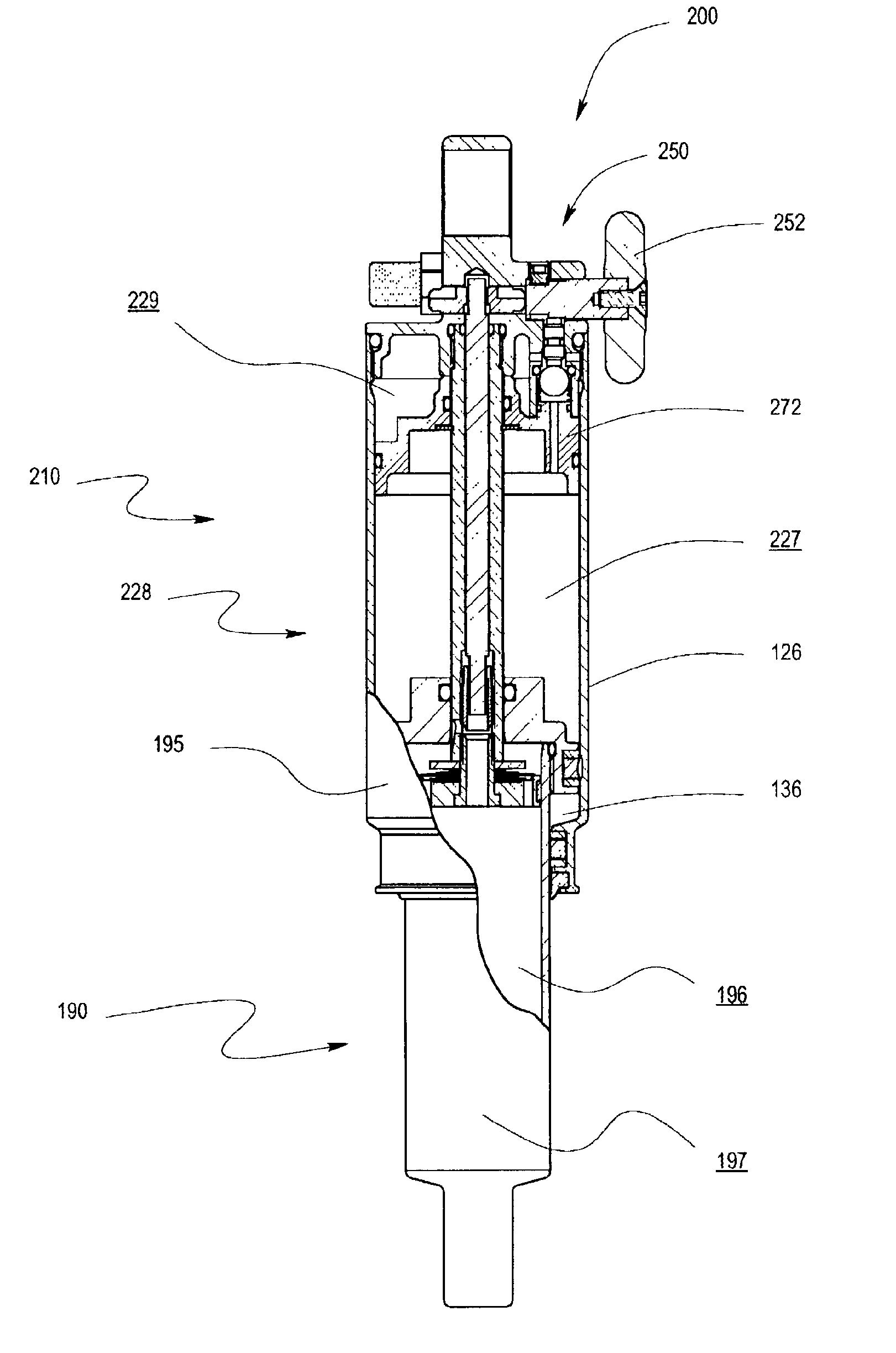 Integrated and self-contained suspension assembly having an on-the-fly adjustable air spring