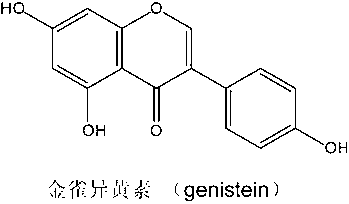 Application of genistein and derivatives thereof in preparing hypnotic drugs