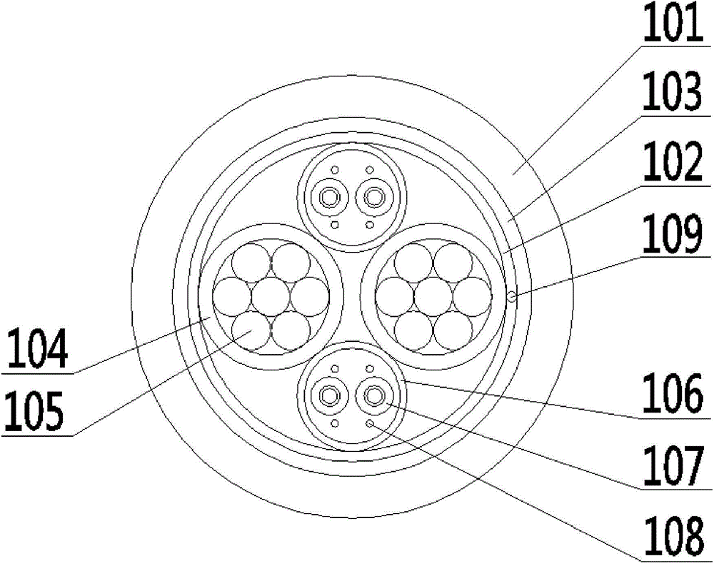 Photoelectric composite cable for base station