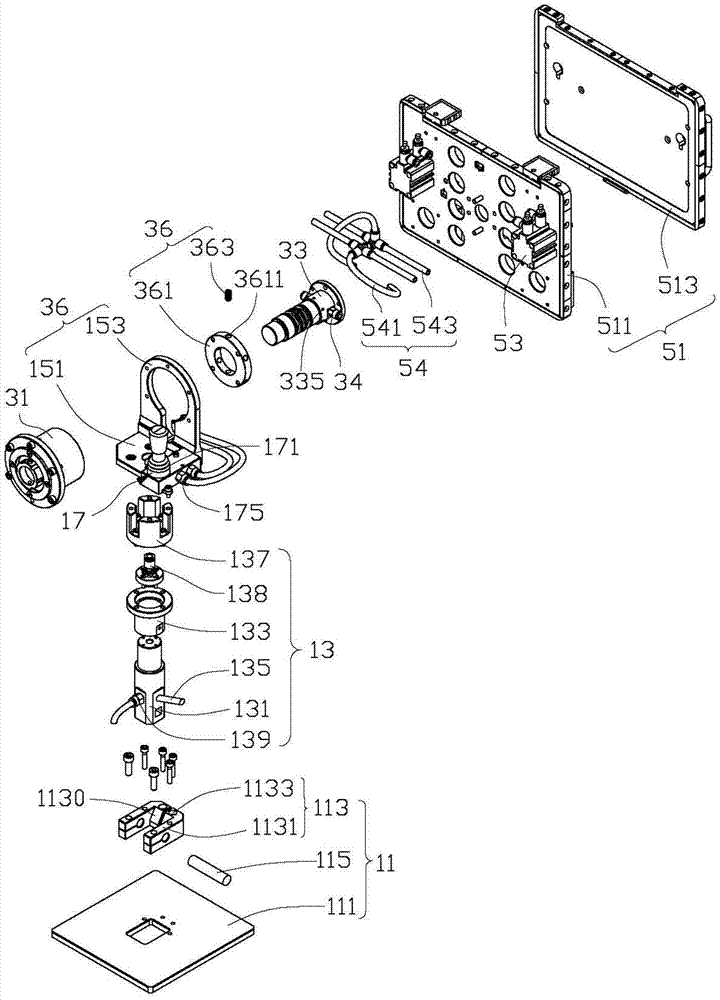 Clamping device and rotatable driving mechanism with clamping device