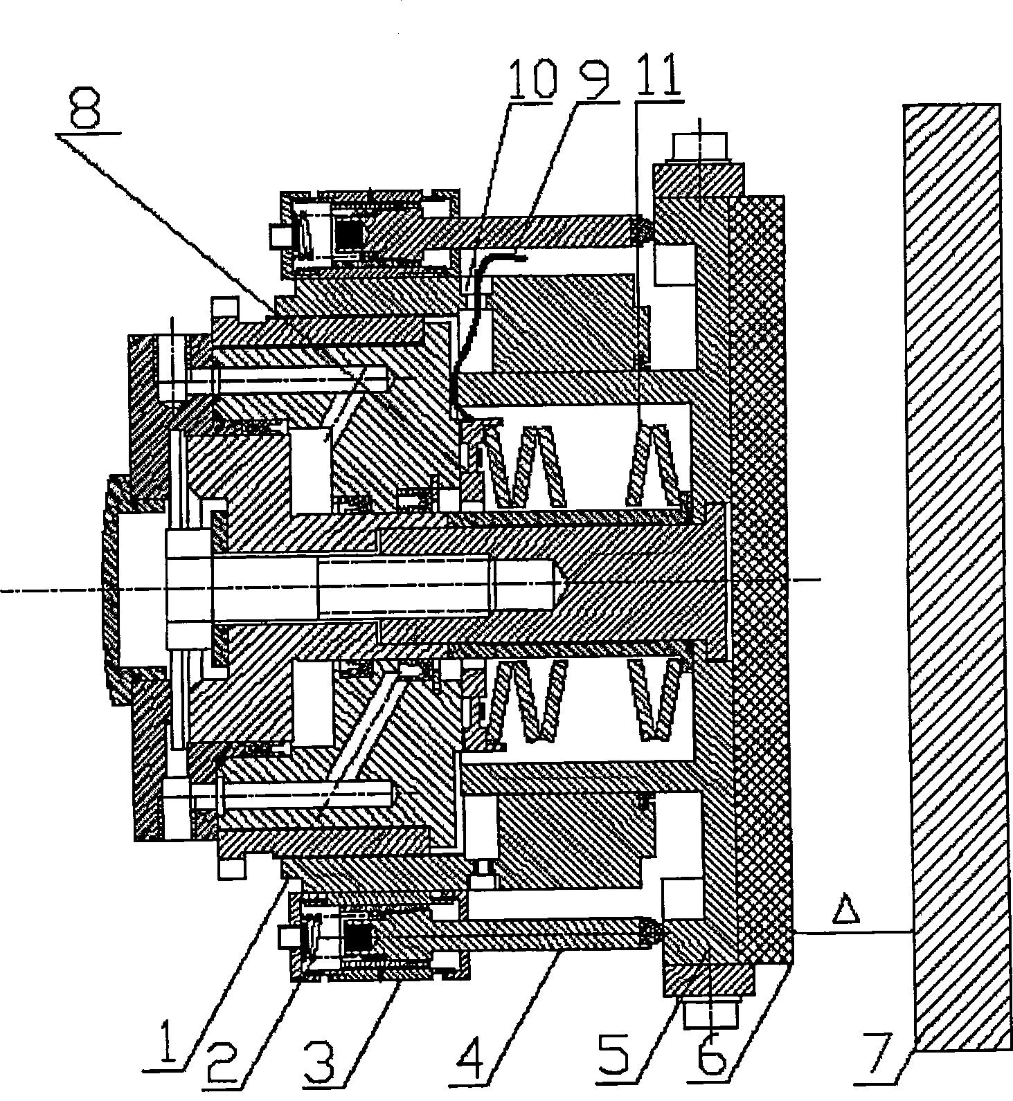 Disc type brake performance detection method and the device