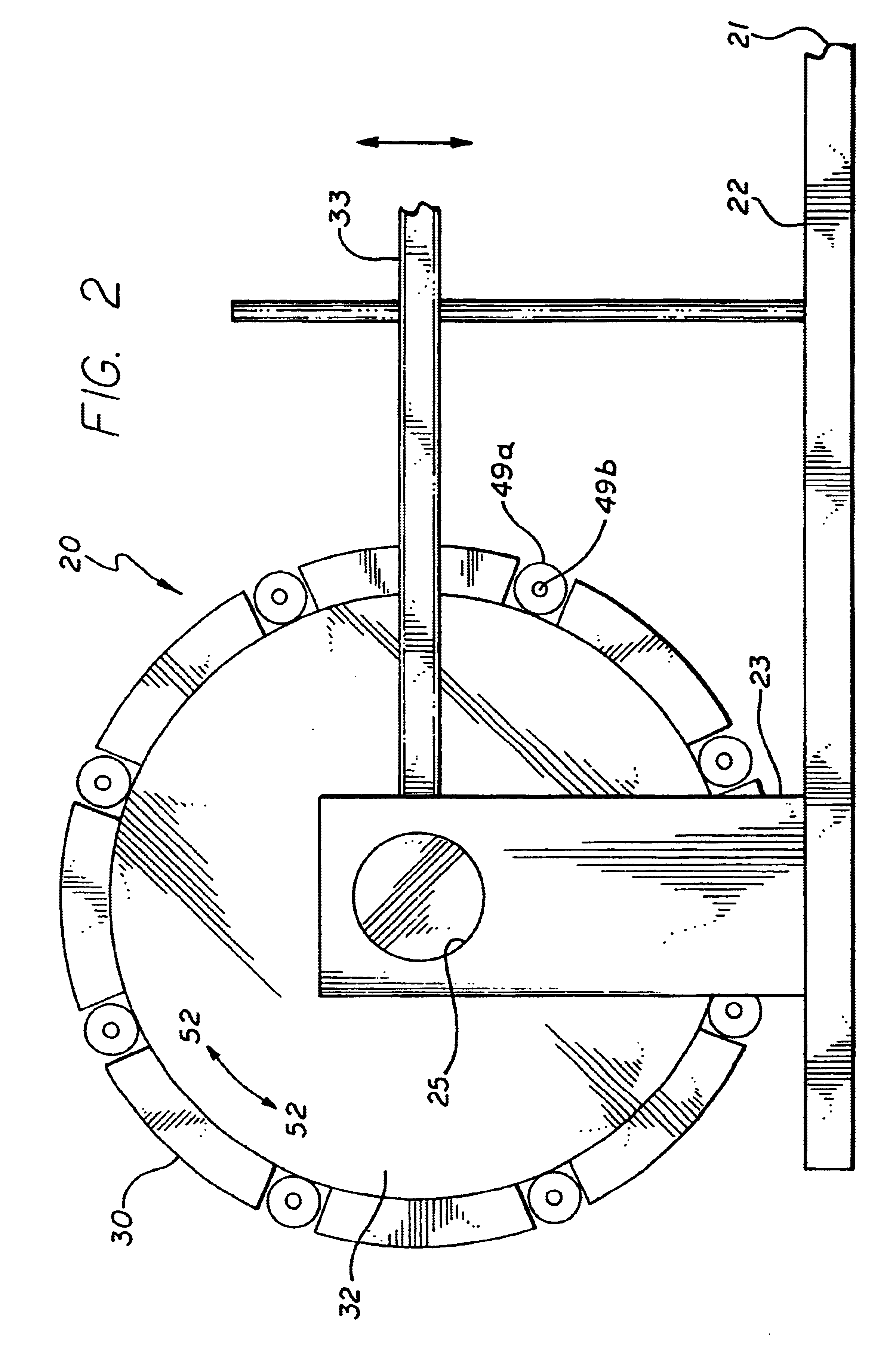 Assembly for crimping an intraluminal device or measuring the radial strength of the intraluminal device and method of use