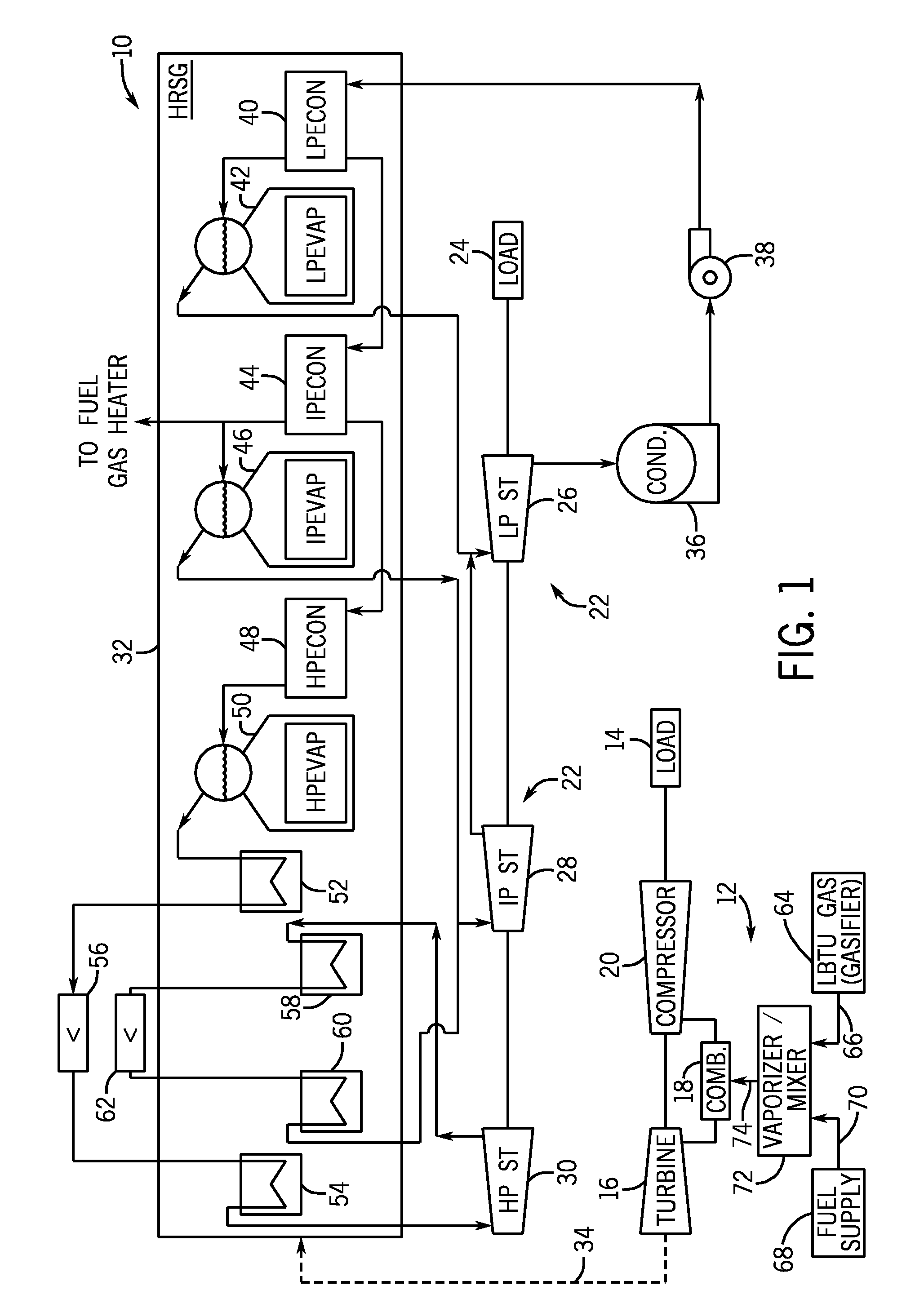 Method and apparatus for controlling a heating value of a low energy fuel