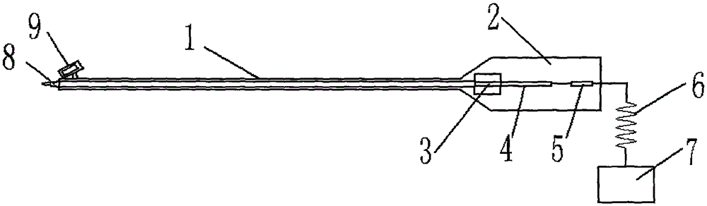 Intelligent conveying device for perventricular closure of patent ductus arteriosus