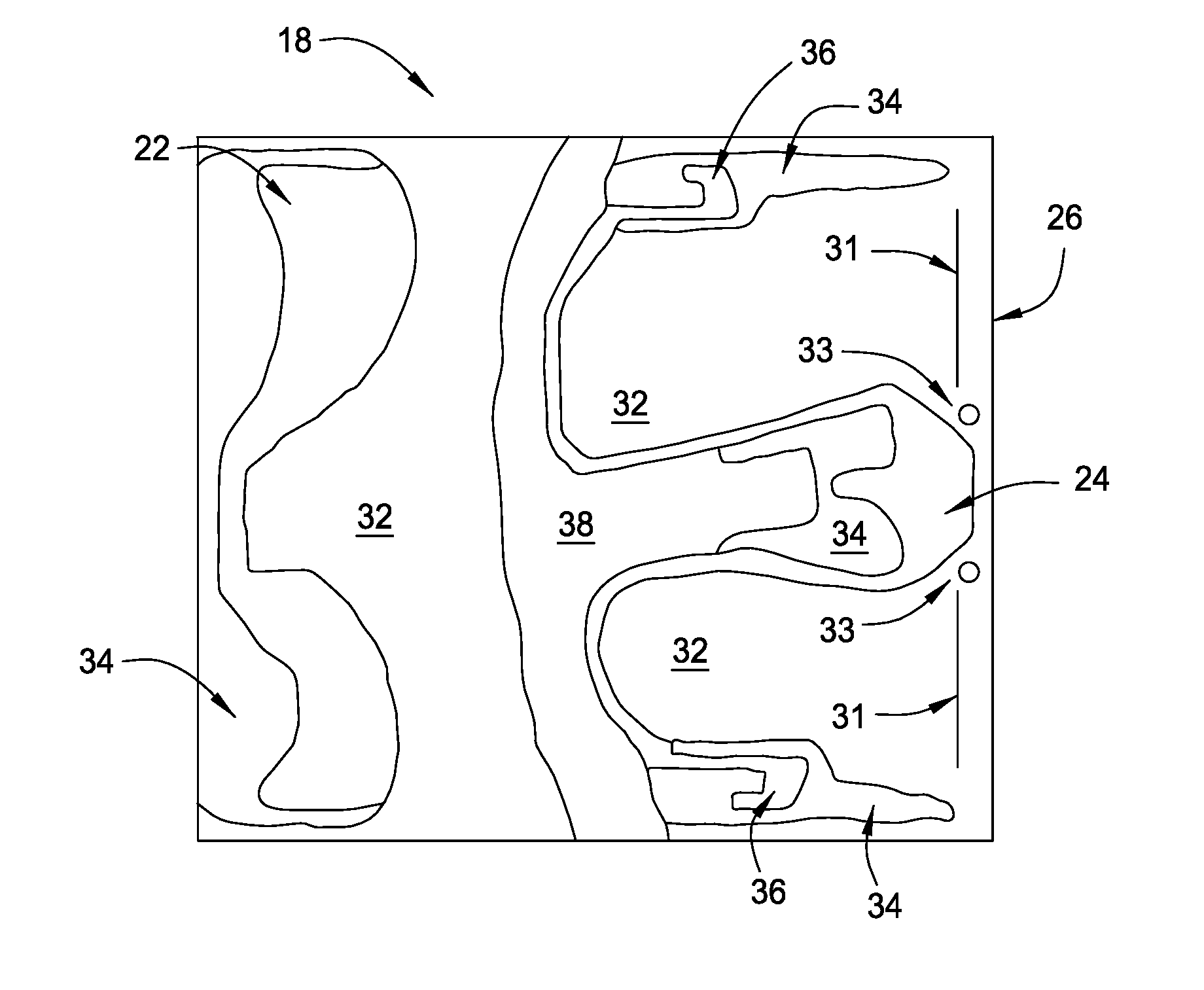 ABS with lubricant control trenches for hard disk drives