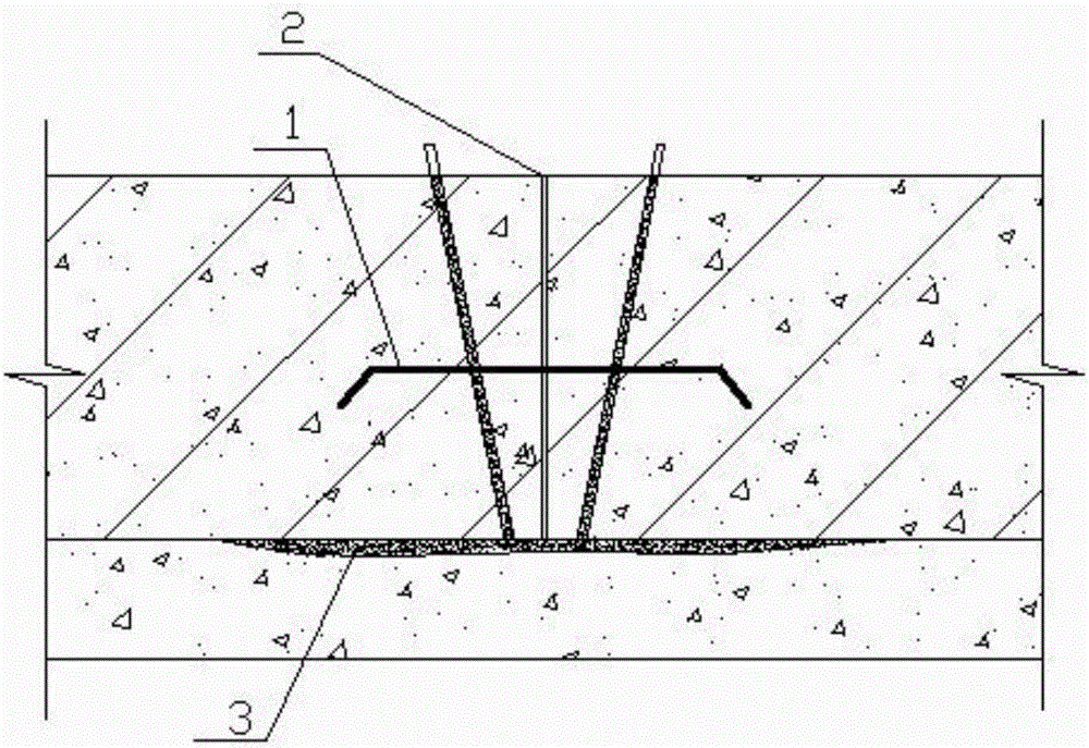 Method for plugging deformation joint of underground engineering concrete structure in vibration disturbing environment