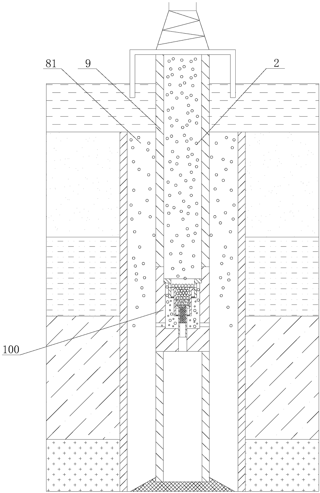 Online control device for drilling fluid density