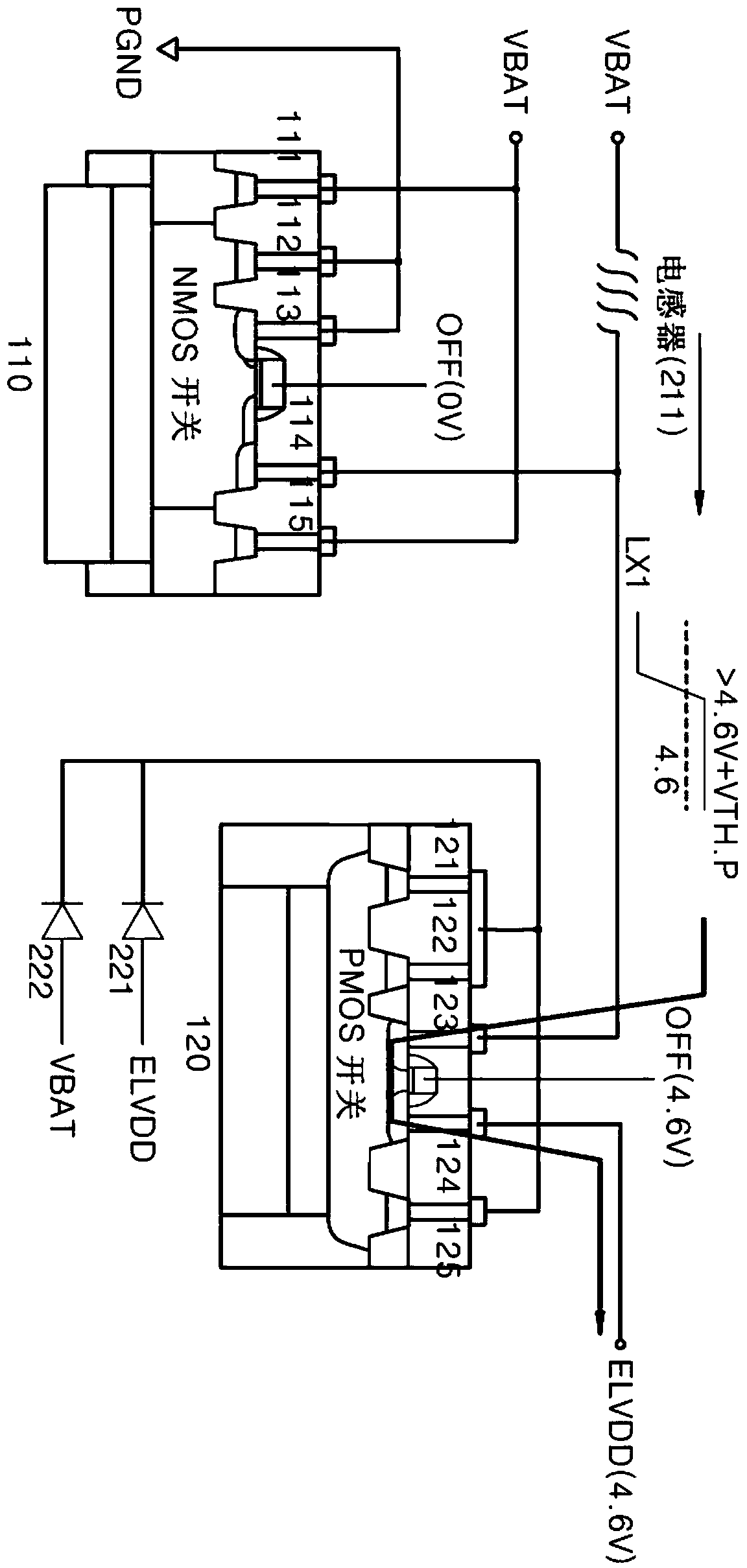 Dc-dc converter having device dealing with change in input voltage