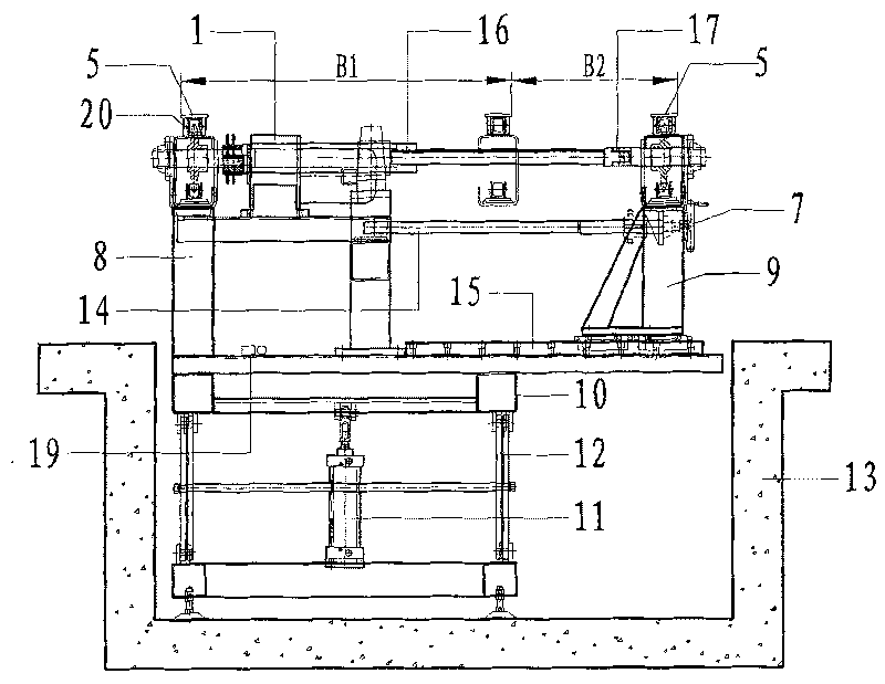 Operation console used for producing unit plate of unit-type curtain wall