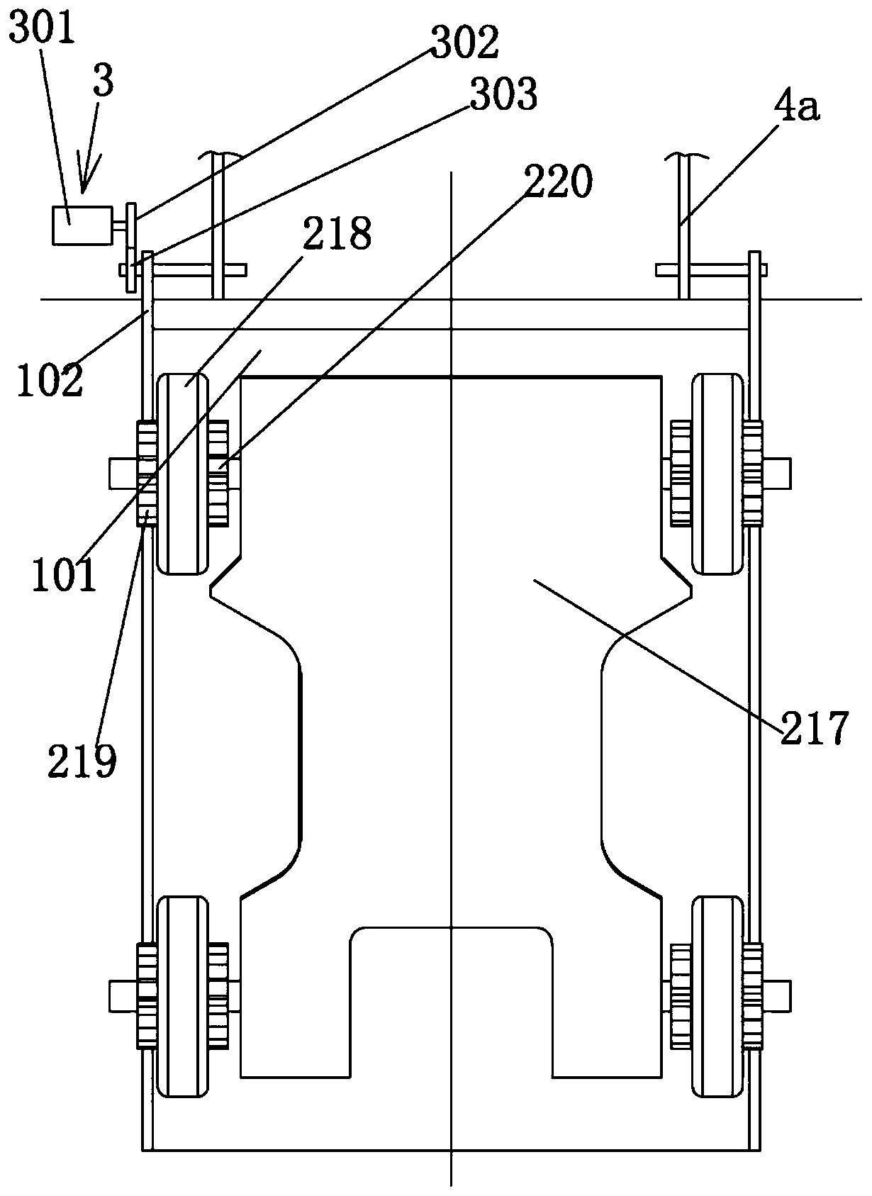 Multifunctional auxiliary robot for leg-free disabled person to drive or get on and off