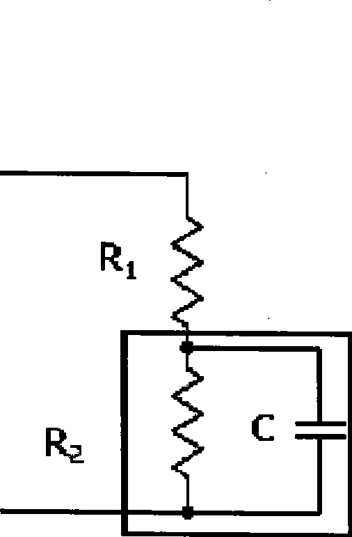 On-line AC detection method and system for internal resistance of accumulator