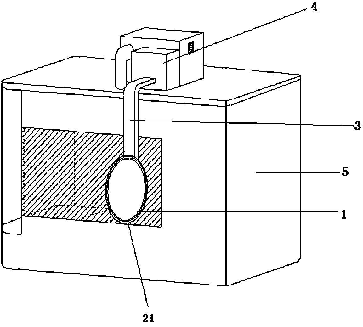 A double-type closed space external gas barrier device