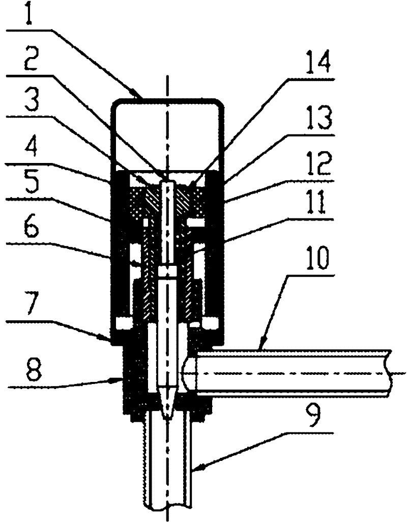 Straight-way type electronic expansion valve
