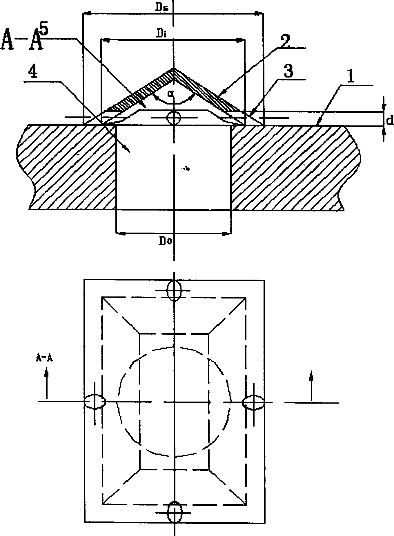 Fluidized bed reactor gases distributing plate
