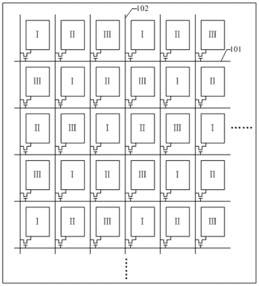Array substrate, display device and image display method