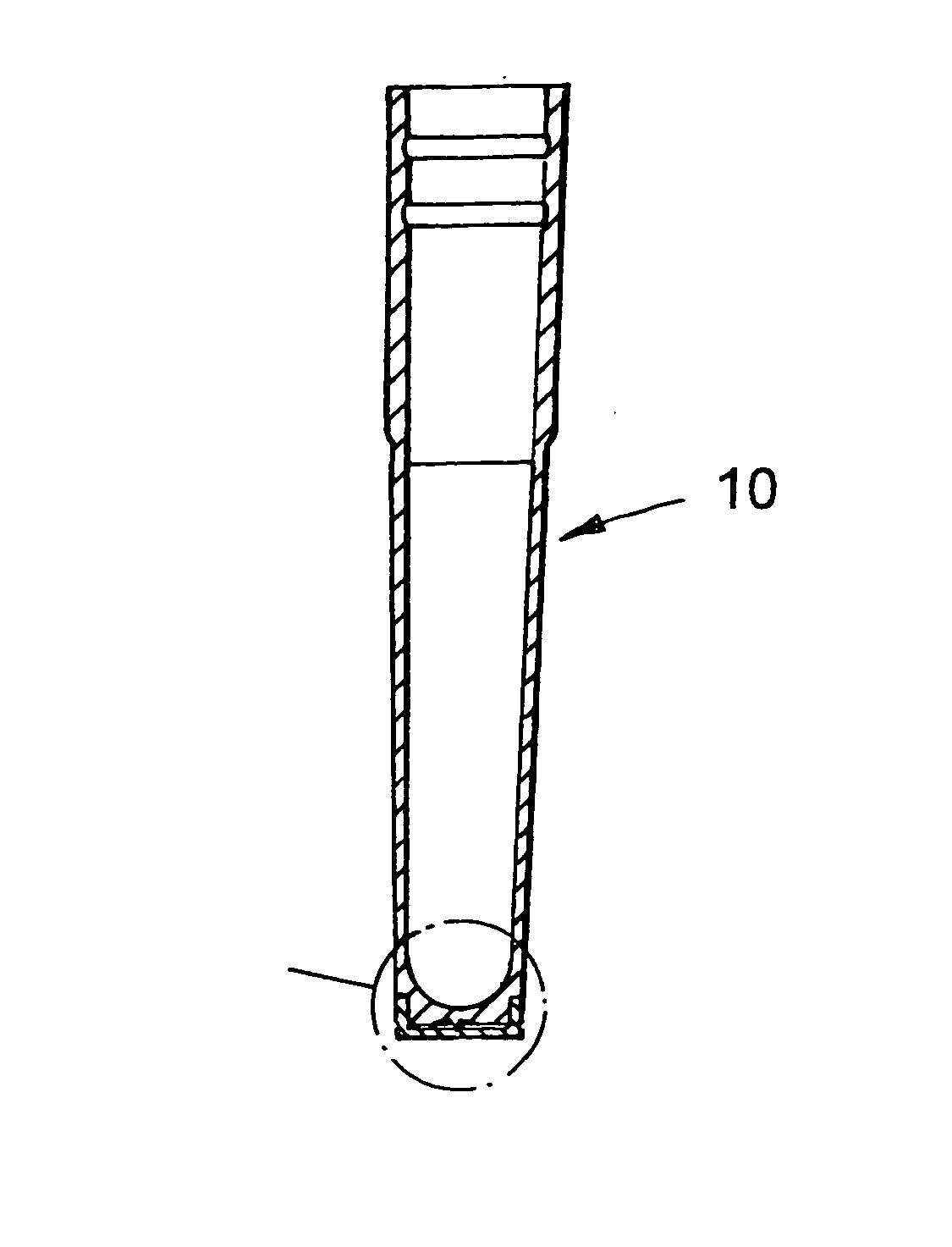 Sample tube assemblies and methods of constructing such sample tube assemblies