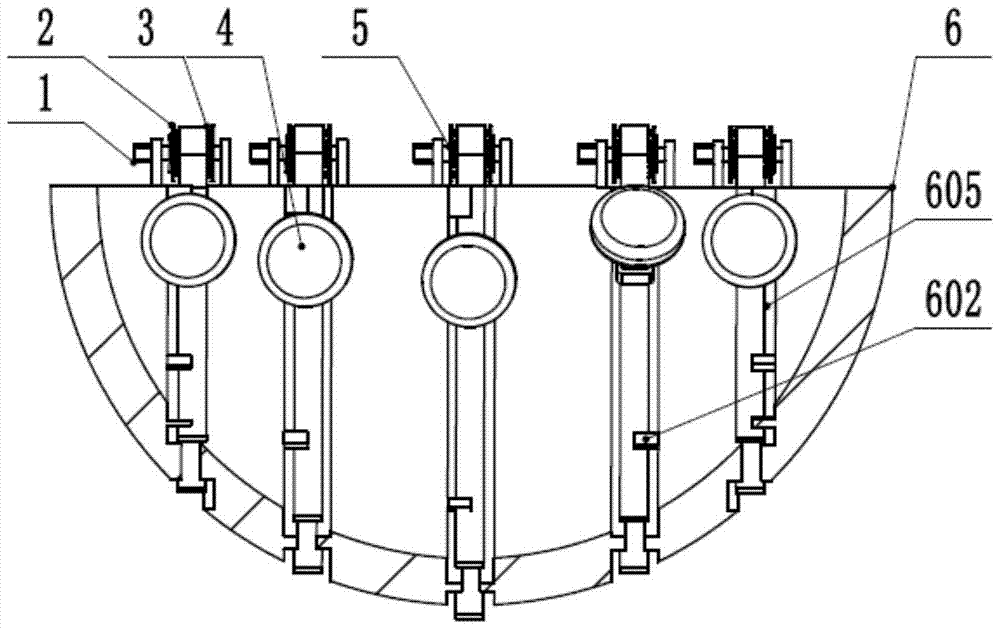 An automatic head massage device