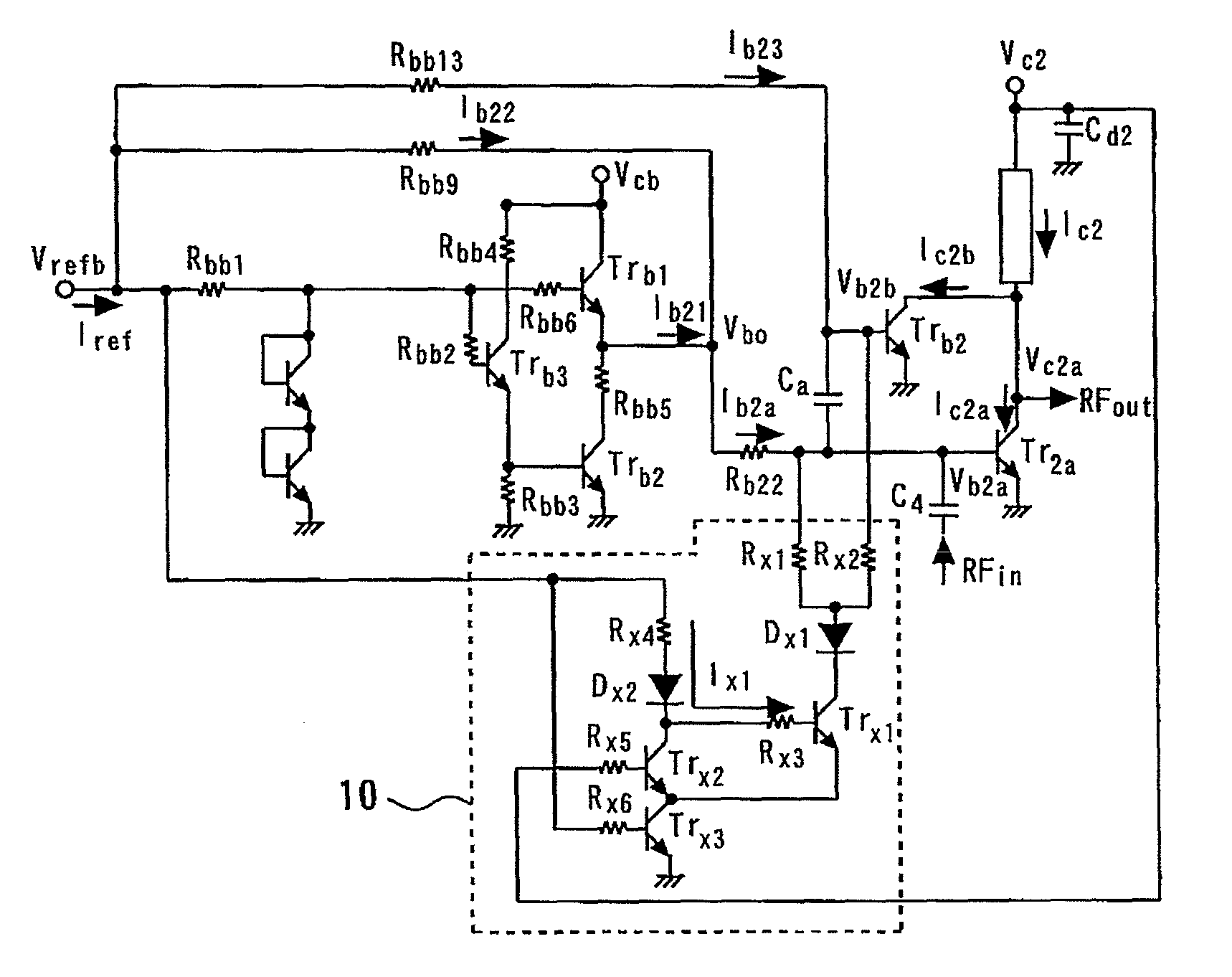 Power amplifier bias circuit