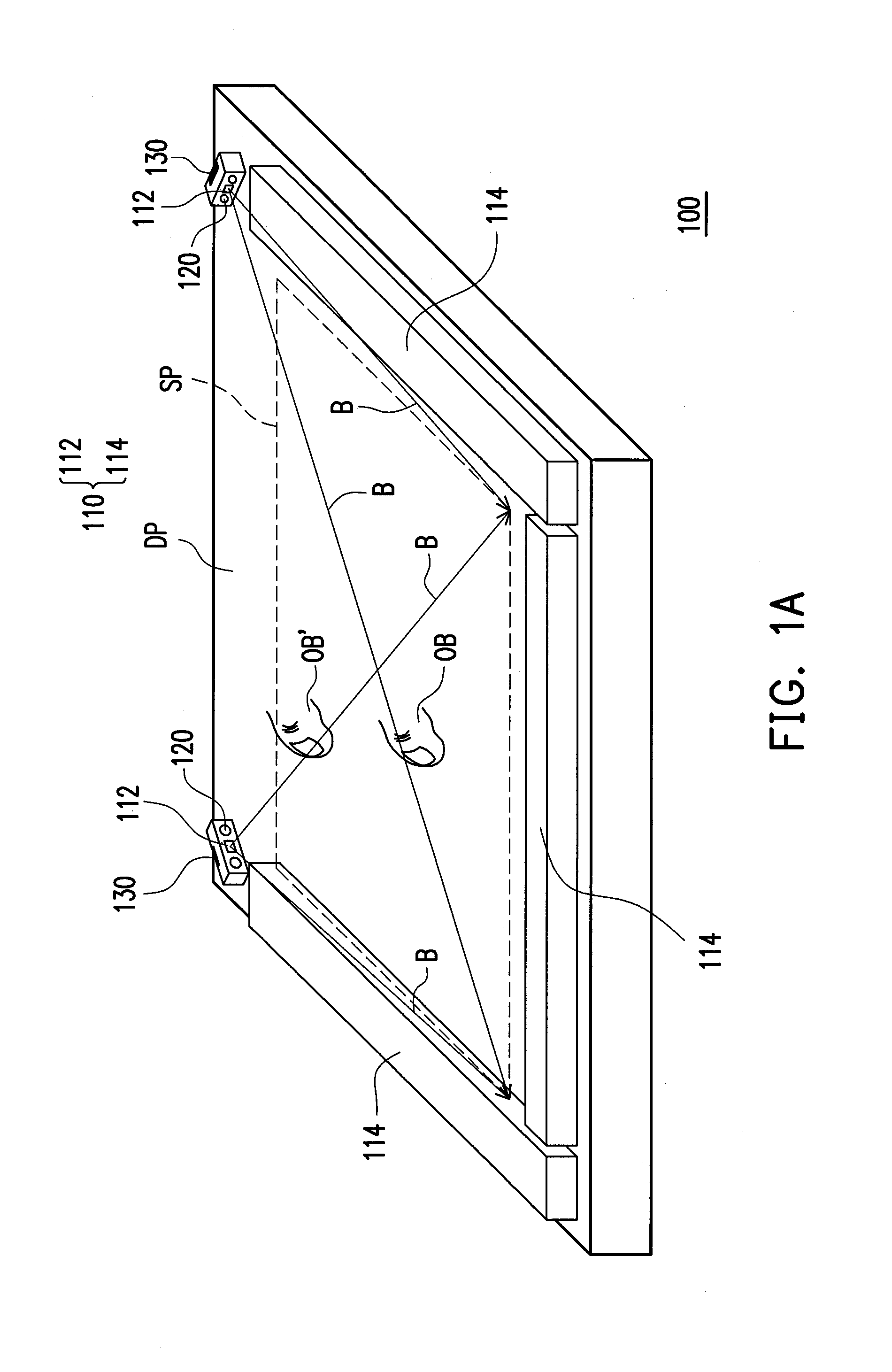Optical touch system, method of touch detection and computer program product
