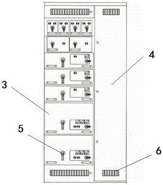 Low voltage draw out type switch cabinet