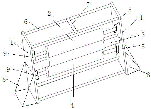 Optical film electrostatic dust collection mechanism