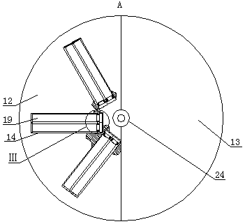 Residue and juice separation device for food processor