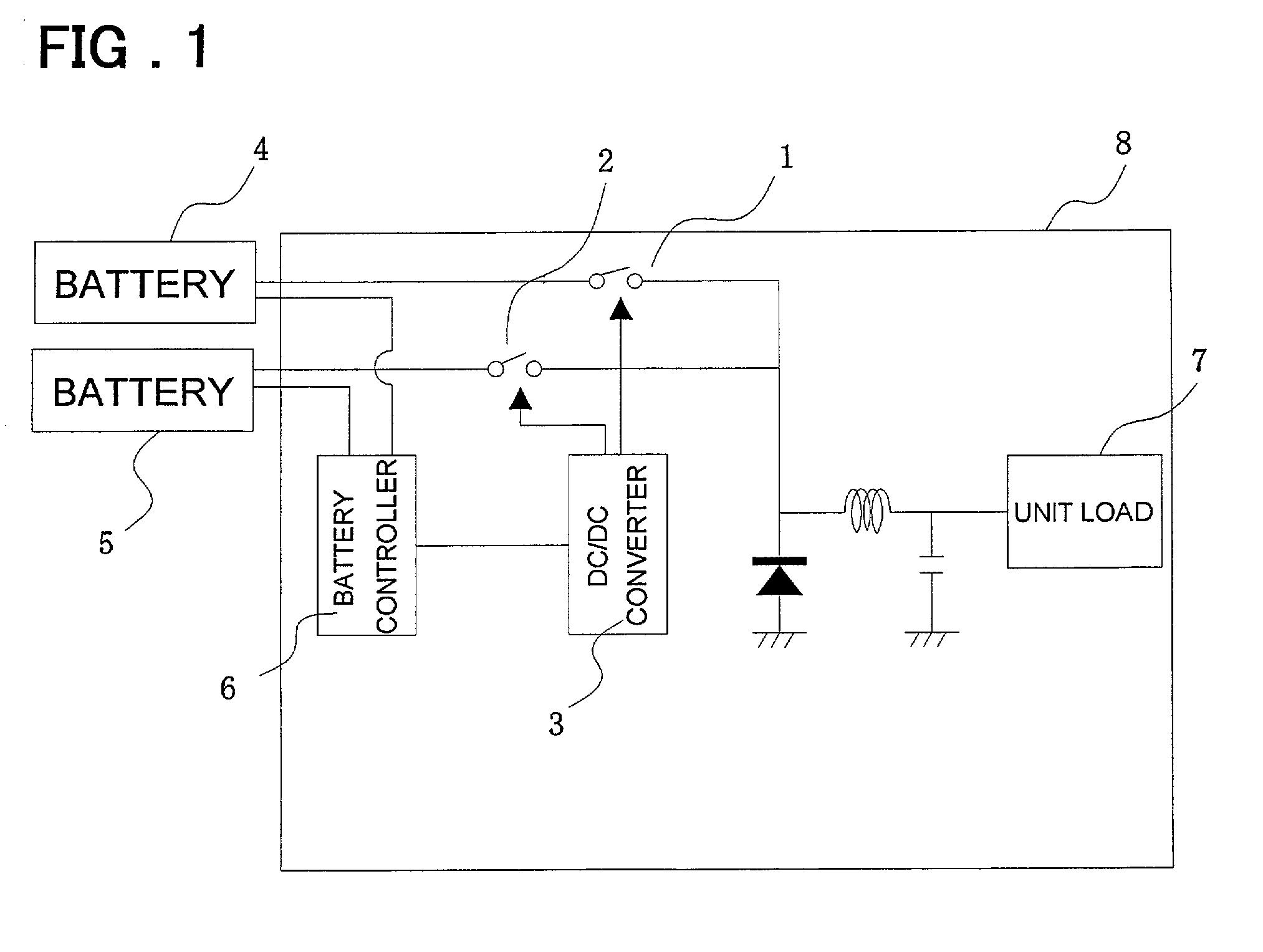 Discharge circuit and duty ratio setting method