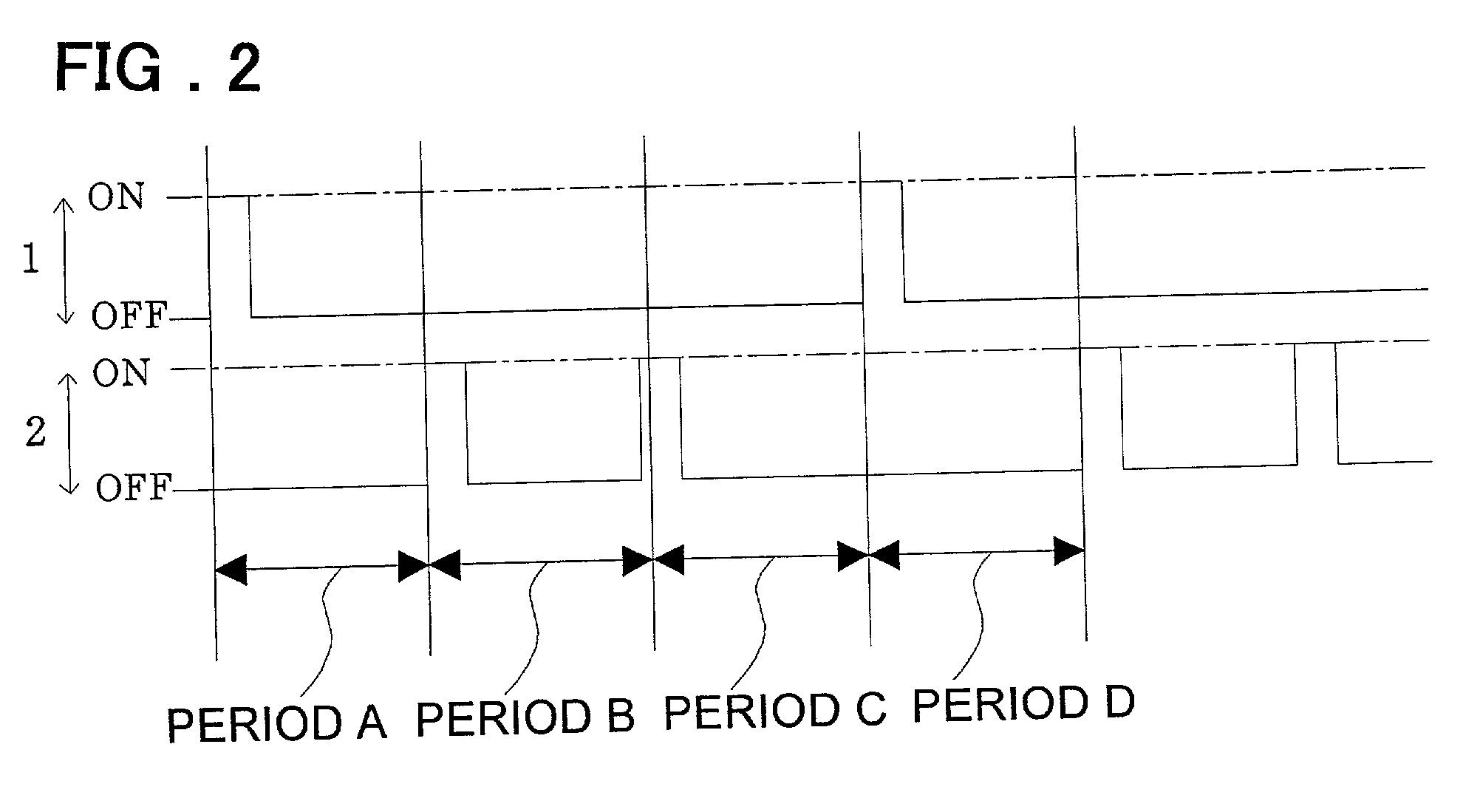 Discharge circuit and duty ratio setting method