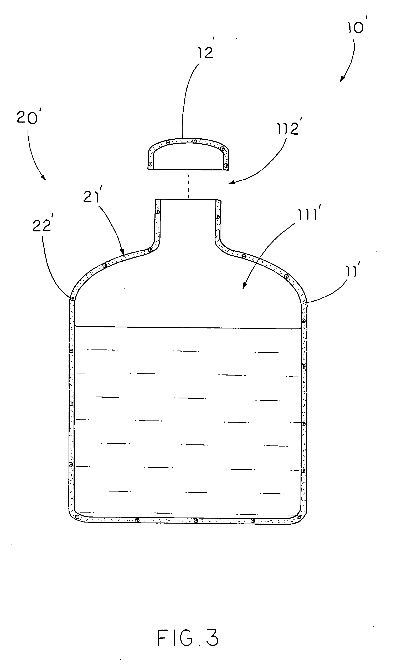 Plastic water and beverage bottle and manufacturing process thereof