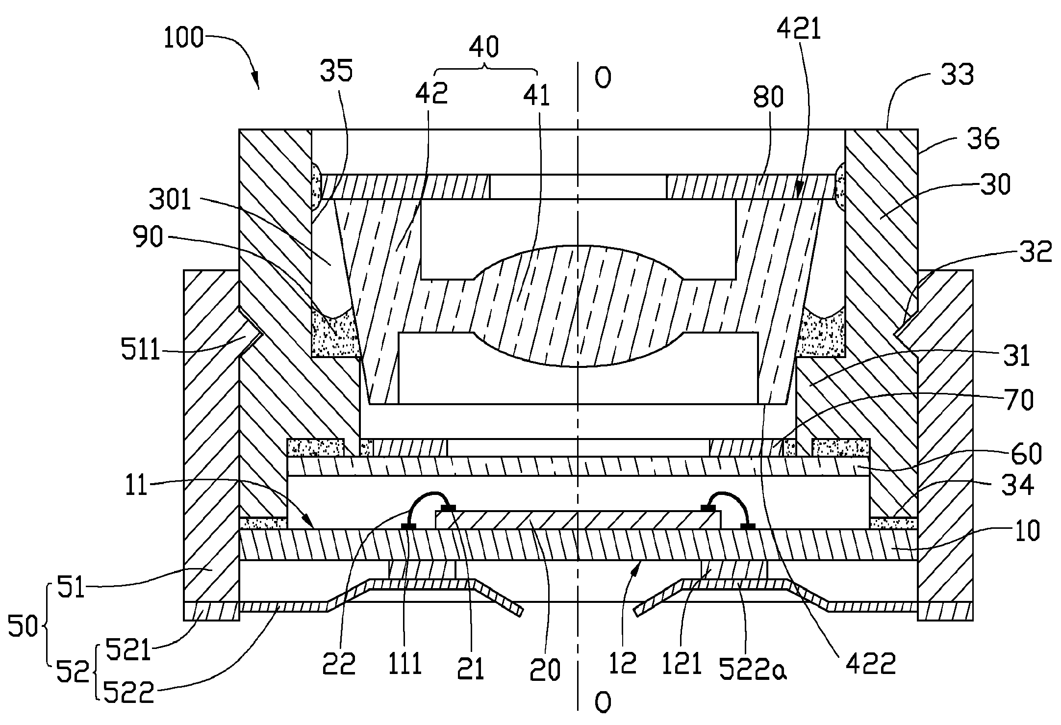 Optical imaging module with fixed-focus lens