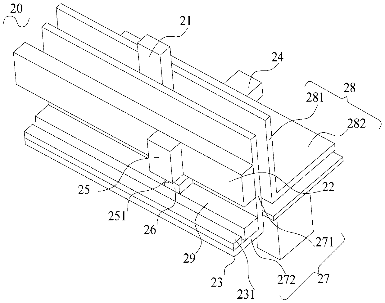 Panel cutting equipment carrying table replacement device and panel cutting equipment