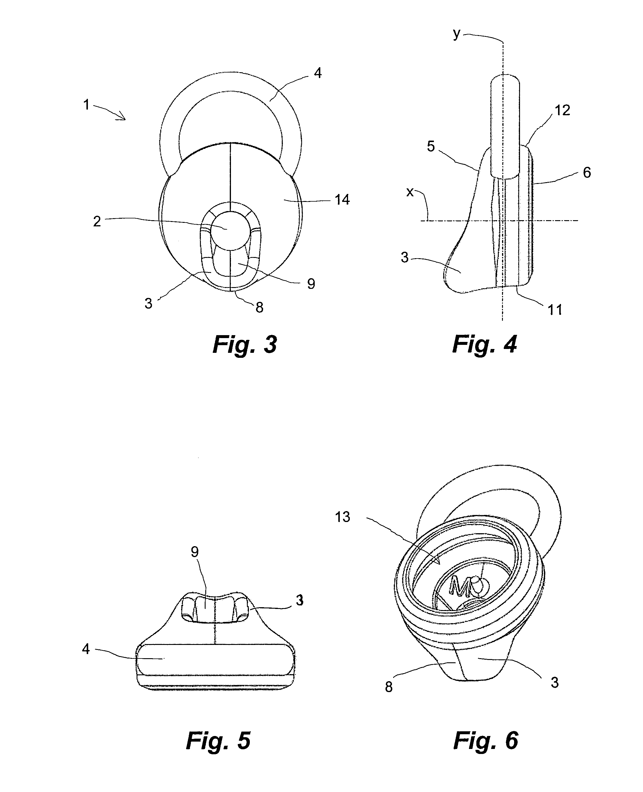 Earphone device with ear canal protrusion